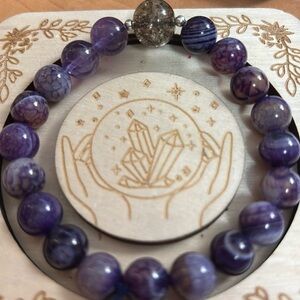 #112 Purple Quartz Bracelet 10mm